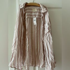 New stripped pink bottom down